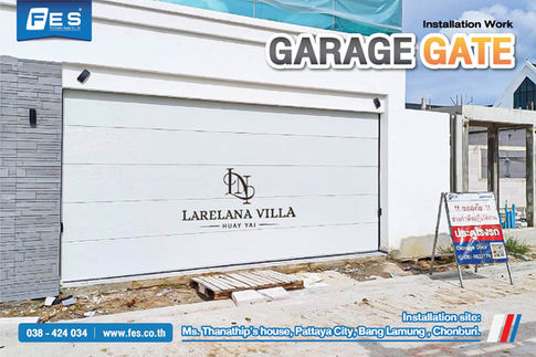 Installation site at Ms. Thanathip's house, Pattaya, Bang Lamung District, Chonburi Province