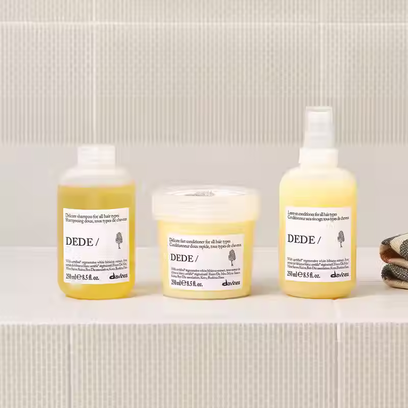 Thumbnail: Davines DEDE Shampoo, Conditioner and Leave-in Conditioner 250ml daily haircare routine