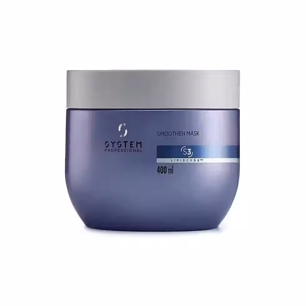 Wella System Professional Smoothen Mask 400ml product image, upgraded version of SP line in Asia for frizzy, coarse, or curly