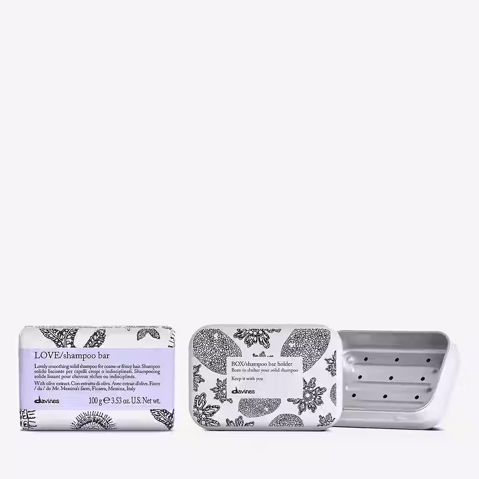 Davines LOVE Shampoo Bar and Case