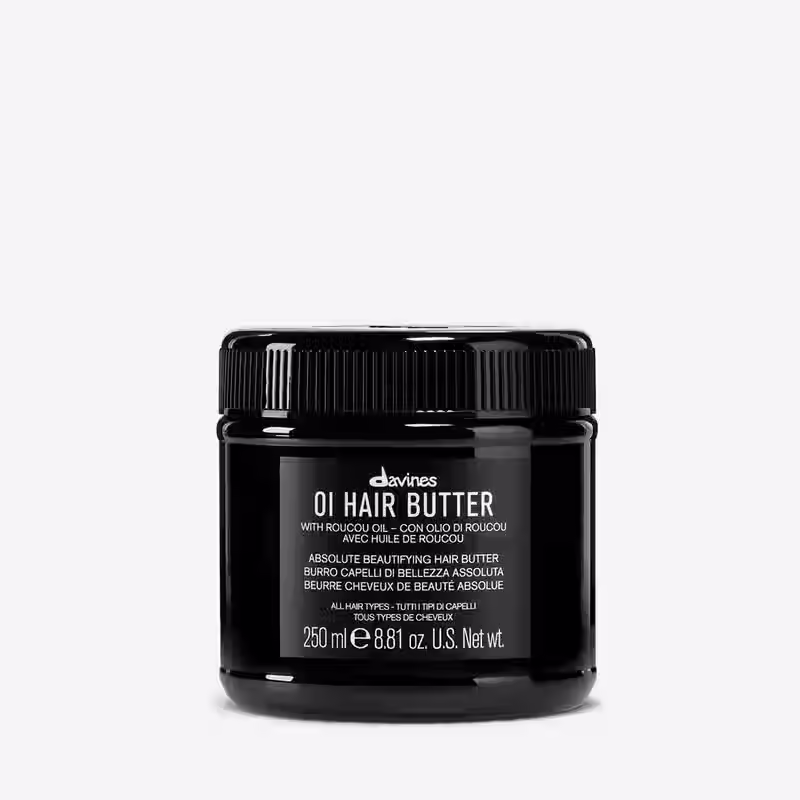 Davines OI Hair Butter 250ml nourishing hair mask jar for dry and frizzy hair