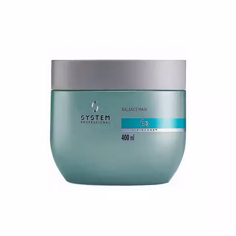 Wella System Professional Balance Mask 400ml product image, designed for deep hydration and scalp comfort