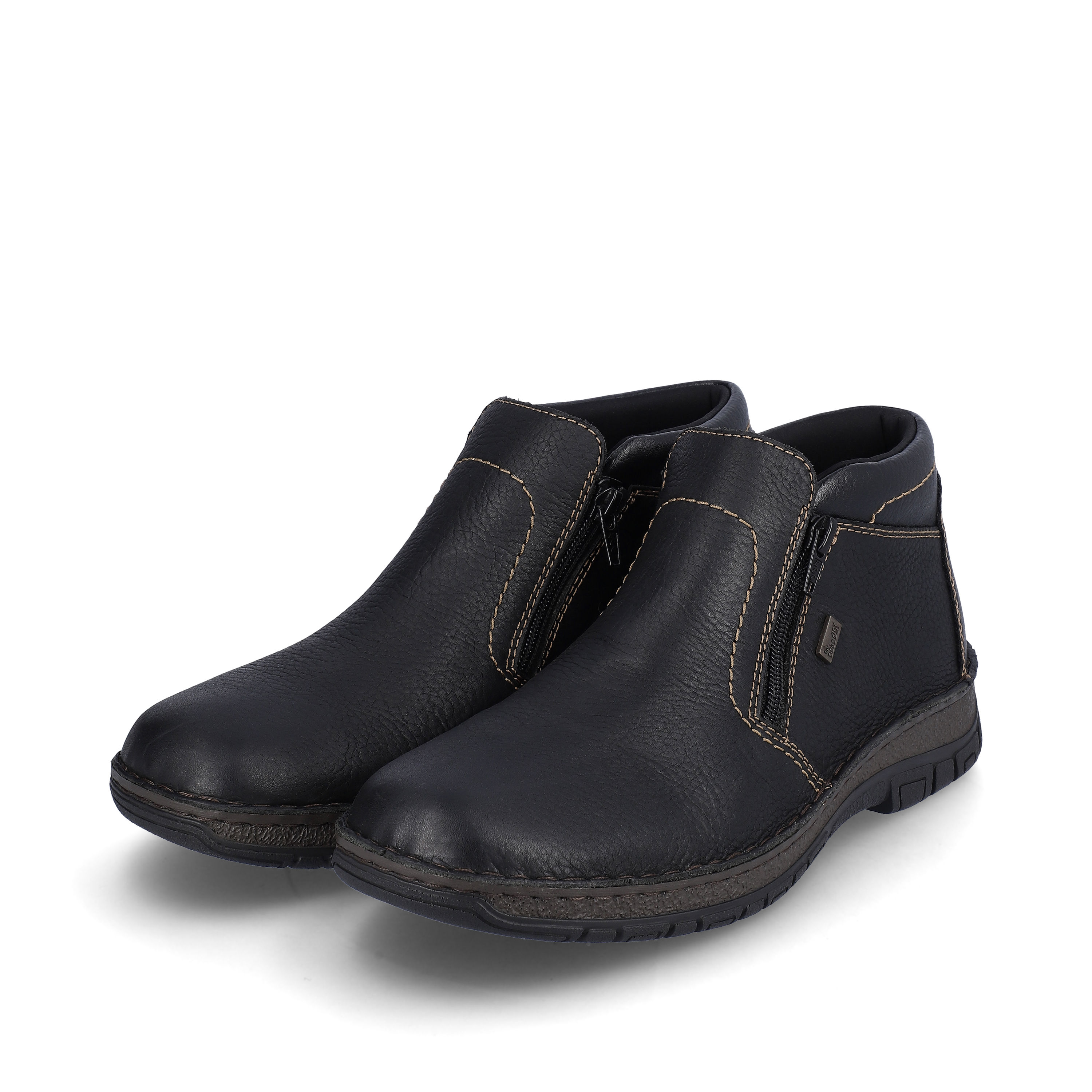 Rieker Men's Black Zip Boot