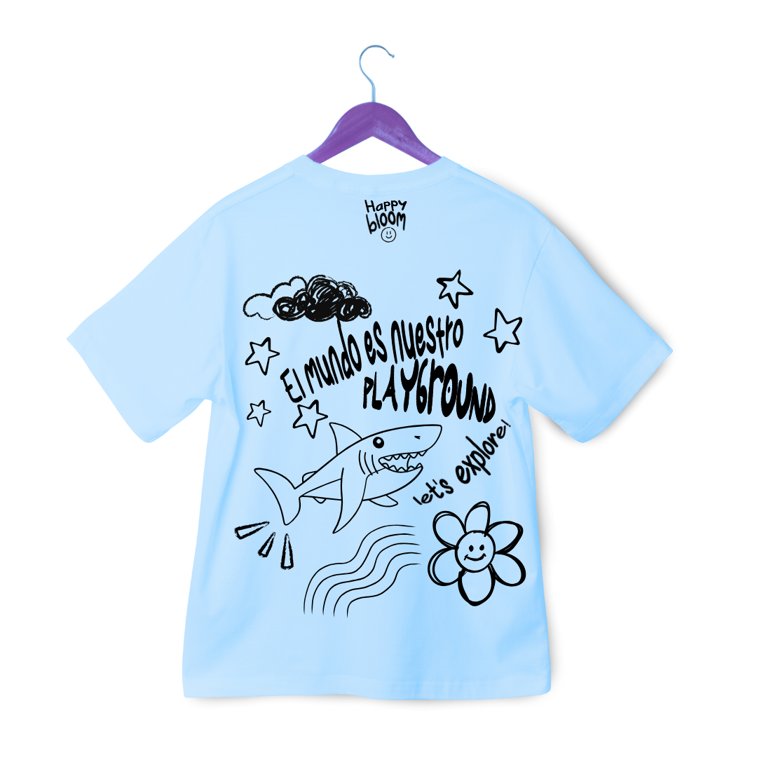 Camiseta Playground Explore Shark