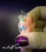 Thumbnail: Blue Morpho Butterfly in Miniature Apothecary Bottle