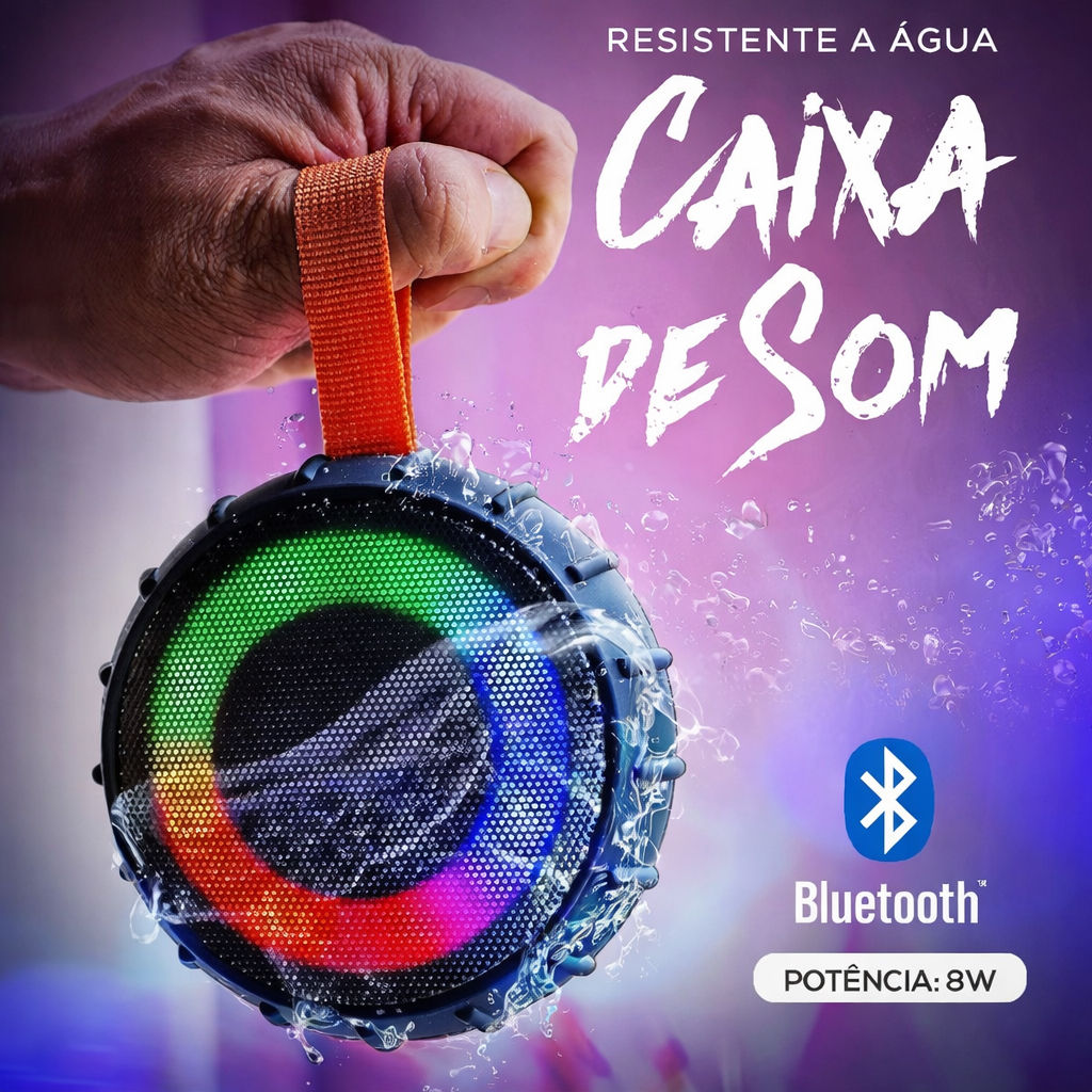 Mini Caixa de Som Bluetooth H’Maston YX-236BT