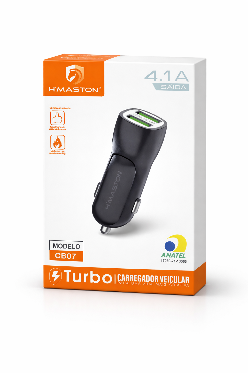 Carregador Veicular Rápido 4.1A