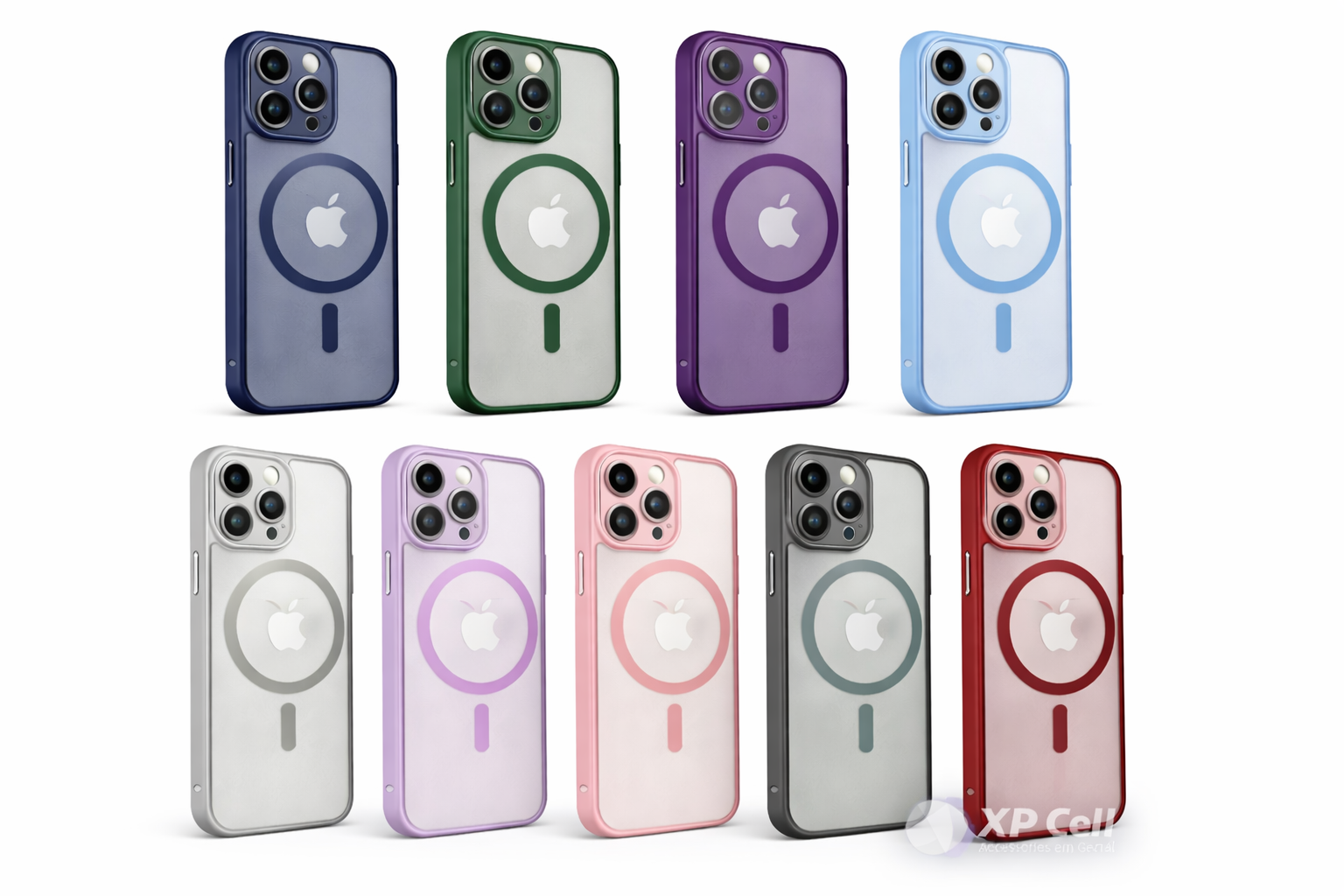 Capa Magsafe Suporte Câmera Metálico