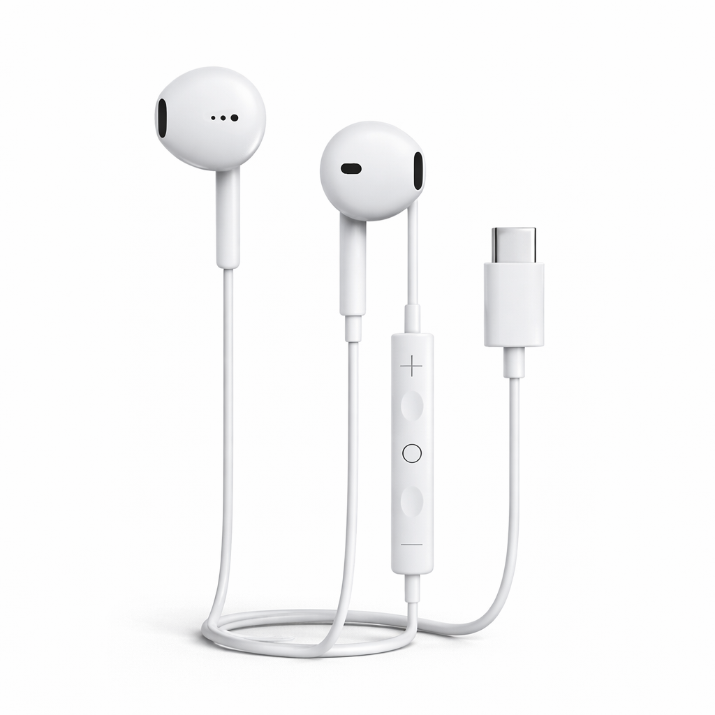 Fone de Ouvido A’Gold USB-C – Som Estéreo com Super Bass