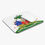 Thumbnail: Rectangle Mouse Pad - Haitian Flag Design
