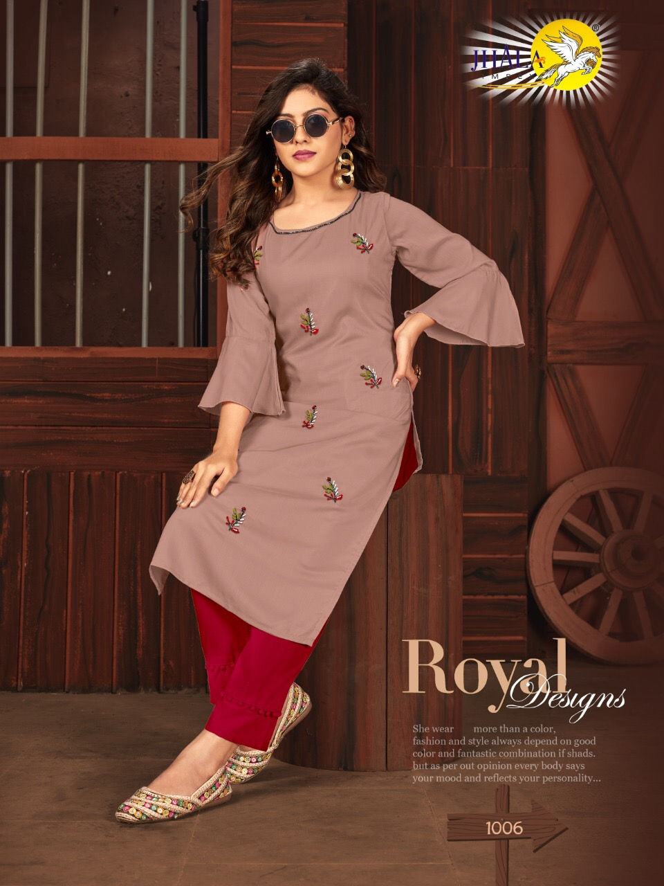 Jhala  impex khaatlli vol 3 catalogue kurti 
