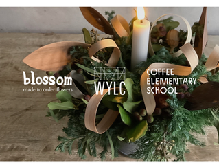 第2回blossom×私立珈琲小学校×WYLC スワッグ・キャンドルリースワークショップ