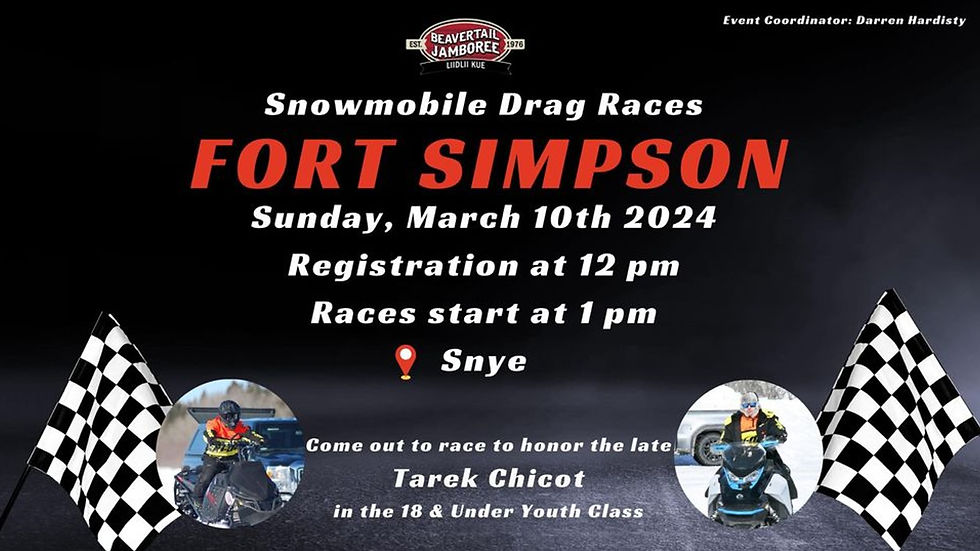 Fort Simpson Snow Drags - Beavertail Jamboree