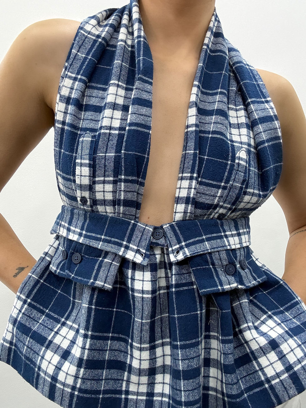 Thumbnail: Shirt Sleeve Peplum Top