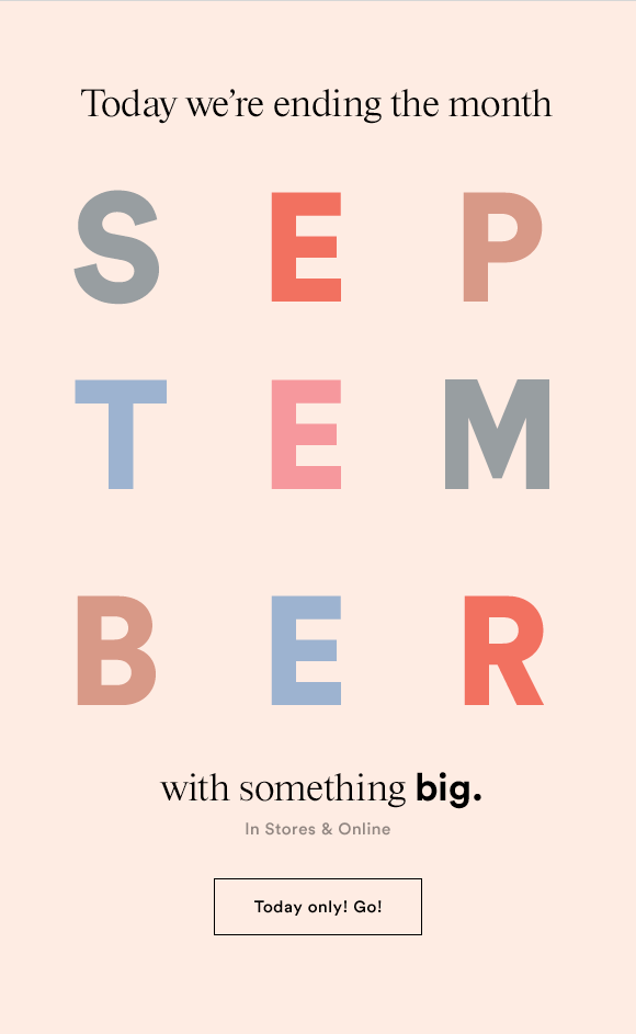 Ann Taylor September Email