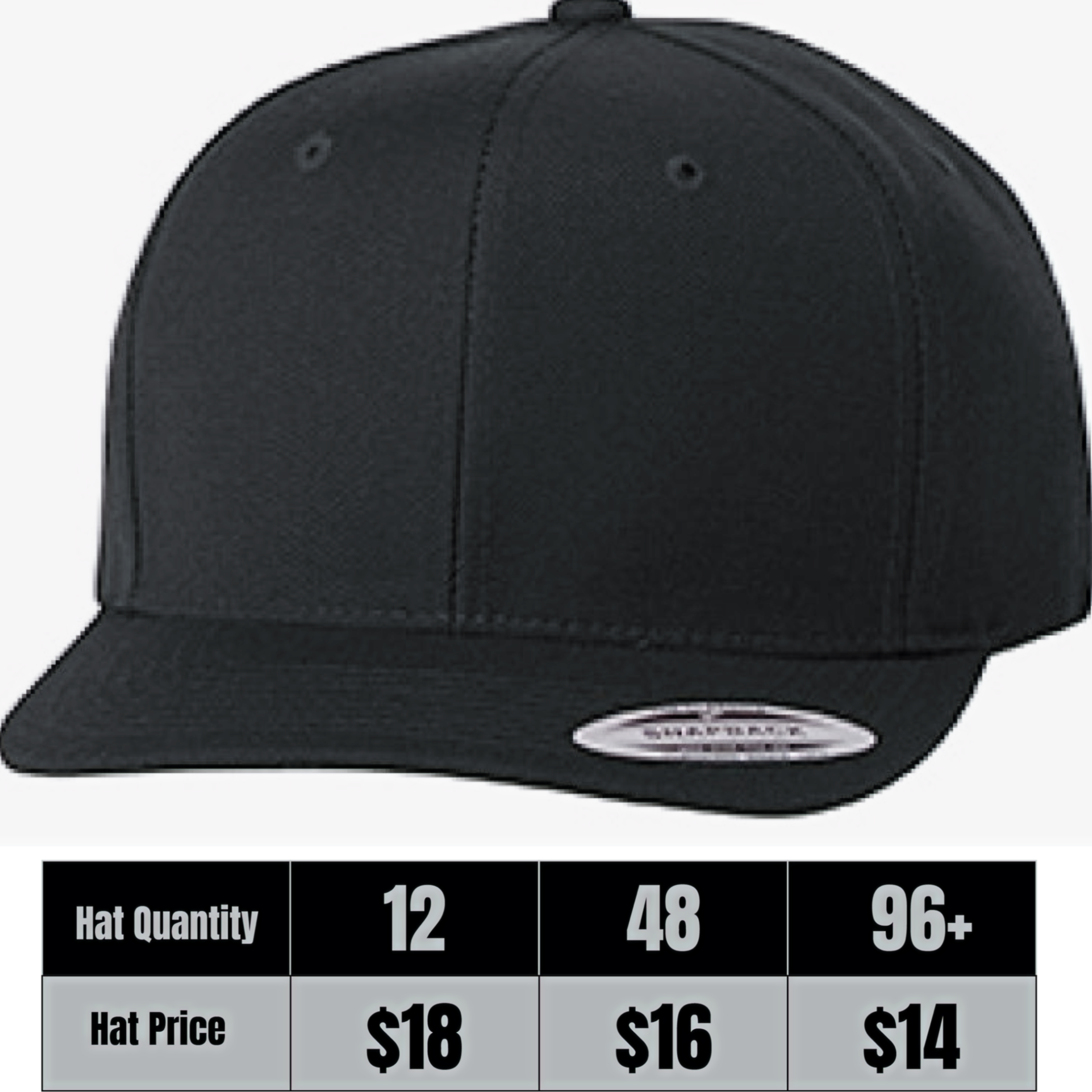 Large Order Flat Bill Snapback