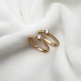 anillo compromiso mujer oro amarillo 18 k