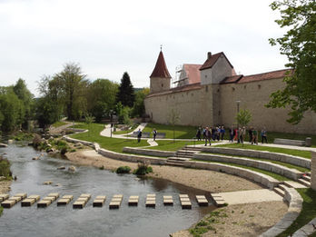 Berching Sulzplatz histor. Stadtmauer 
