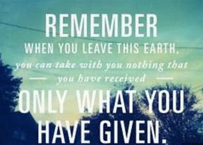Leave with Nothing