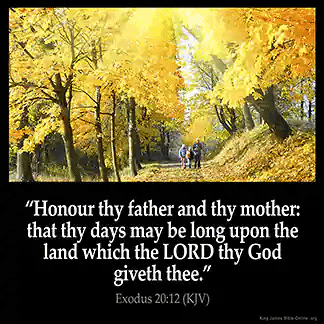 Honour Thy Father and Mother