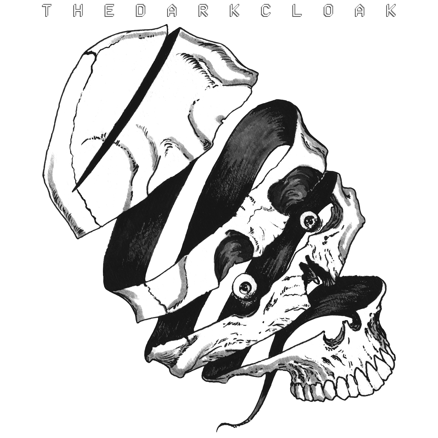 Ribbon Skull