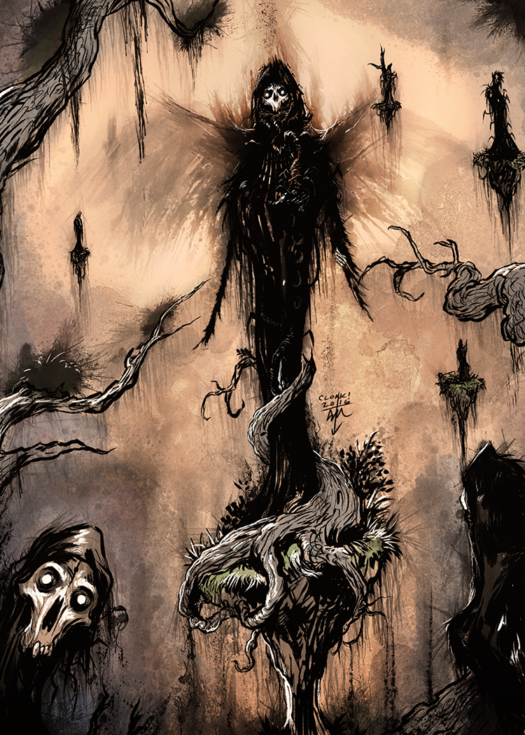 INKY WRAITH TOWN SKULLS