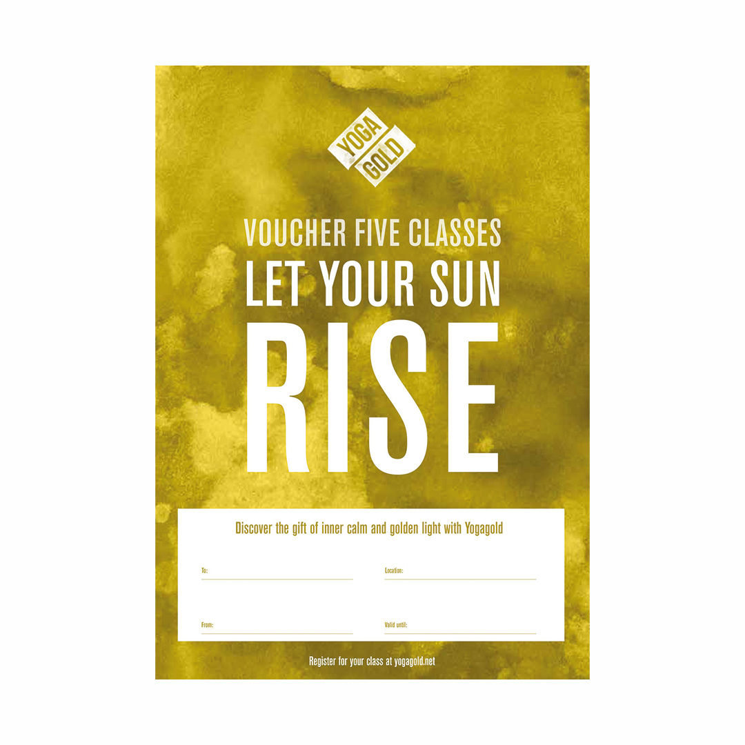 VOUCHER 5 YOGA CLASSES