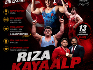 Rıza Kayaalp 'ten 13.Avrupa Şampiyonluğu Rekoru...