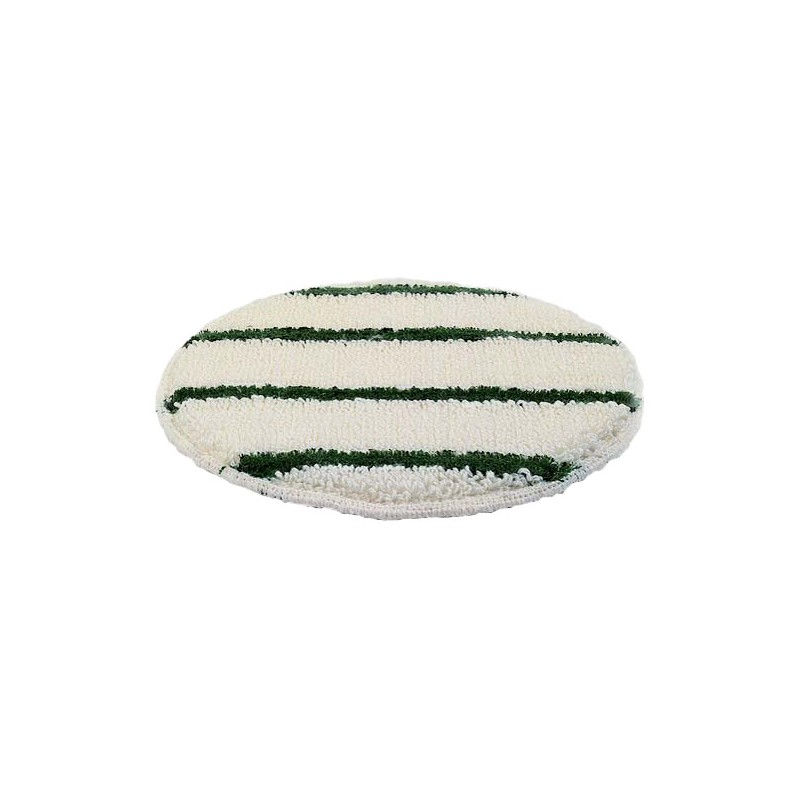 Disque coton bonnette rayures vertes Ø406mm