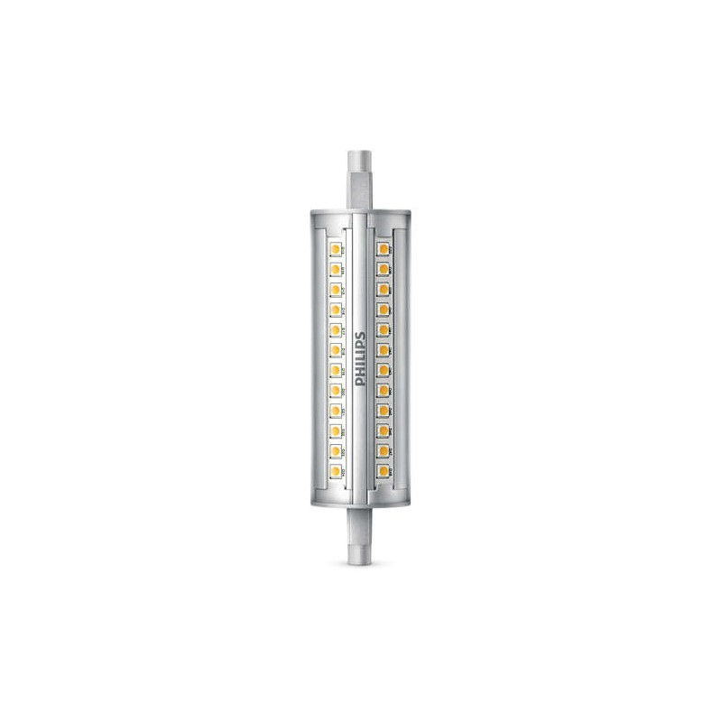 Lampe LED Crayon R7s 118mm 14-120W WH Comp. Variateur 3000K