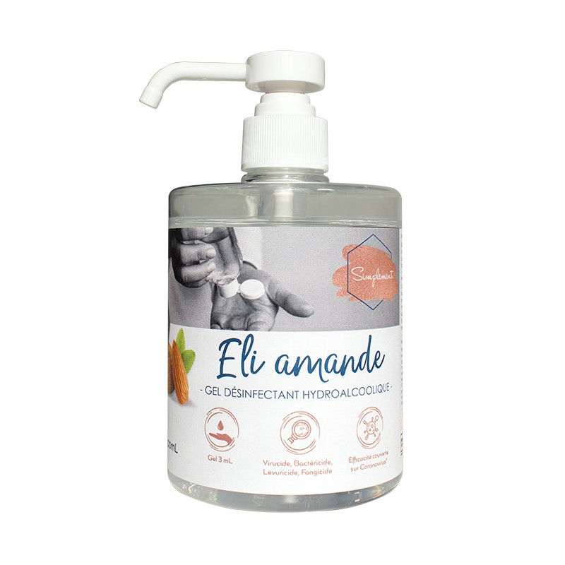 ELI Gel hydroalcoolique parfumé -223..- Flacon de 500ml à pompe