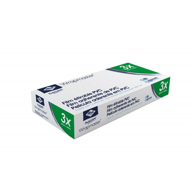 Film alimentaire recharge 45cmx300m WRAPMASTER 4500/DUO- Ct. de 3rlx