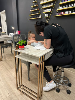 Being manicured