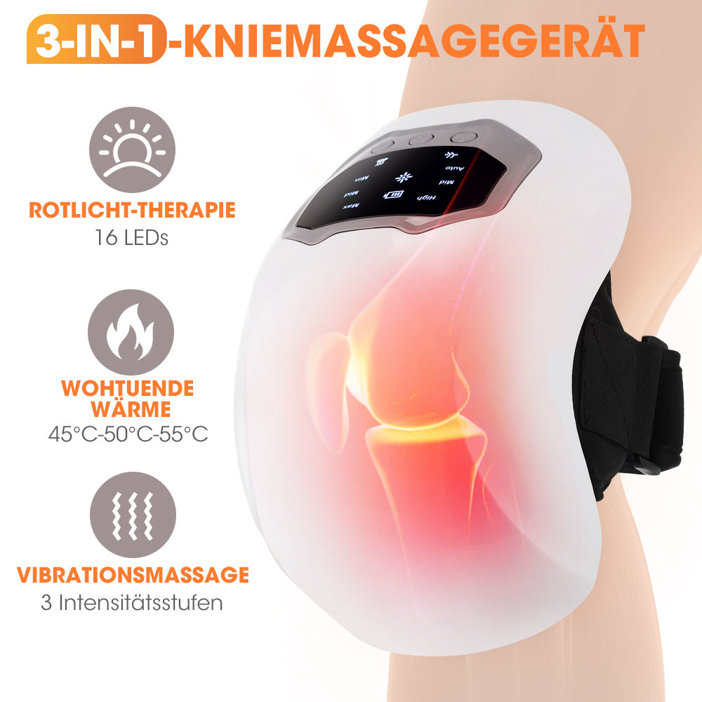 Electric Heated Knee Brace 3 Modes Vibration Massage 3 Heat Levels Neoprene Knee