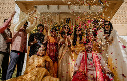 Best wedding photographers in Mumbai capturing elder's blessings