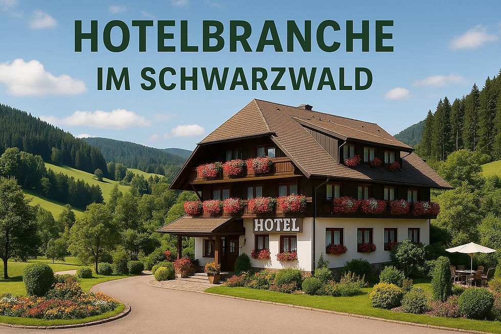 Entwicklung der Übernachtungszahlen im Schwarzwald