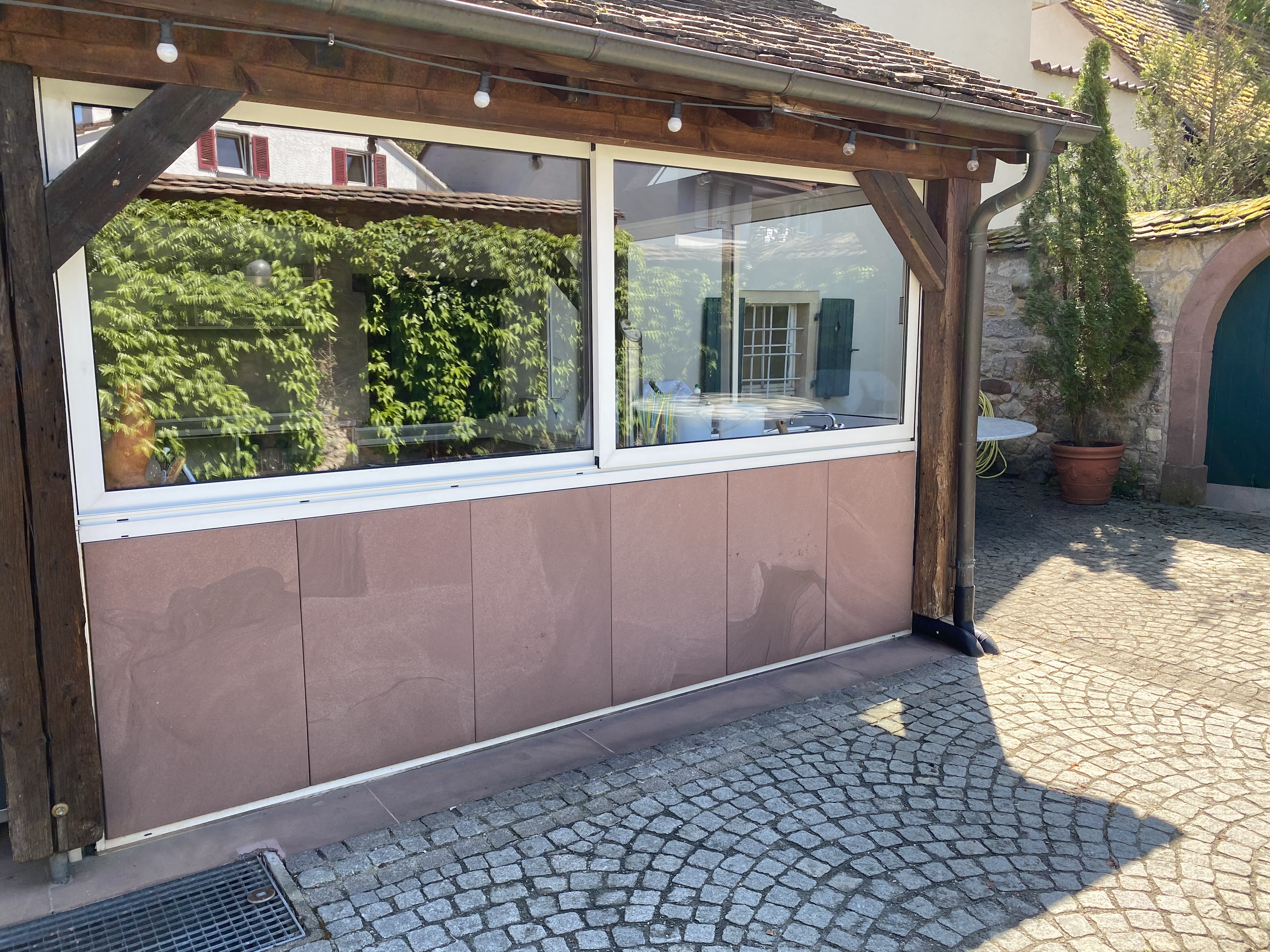 Theke der Gartenwirtschaft