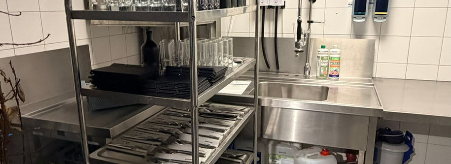 dishes in 2nd kitchen