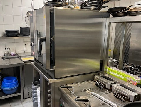 Arbeitsbereich in der Küche vom Gasthaus zum Winzer