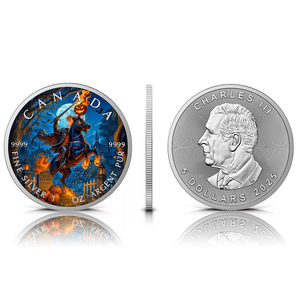 Thumbnail: 2025 Maple Leaf 1 oz silver coin-Sleepy Hollow