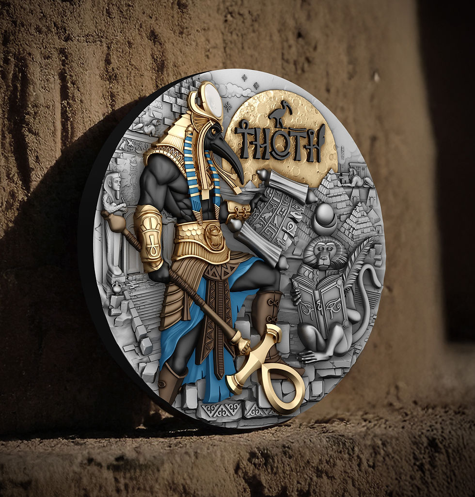 Thumbnail: 2025  Niue Thoth — 2oz  Antique Coin Ag 999