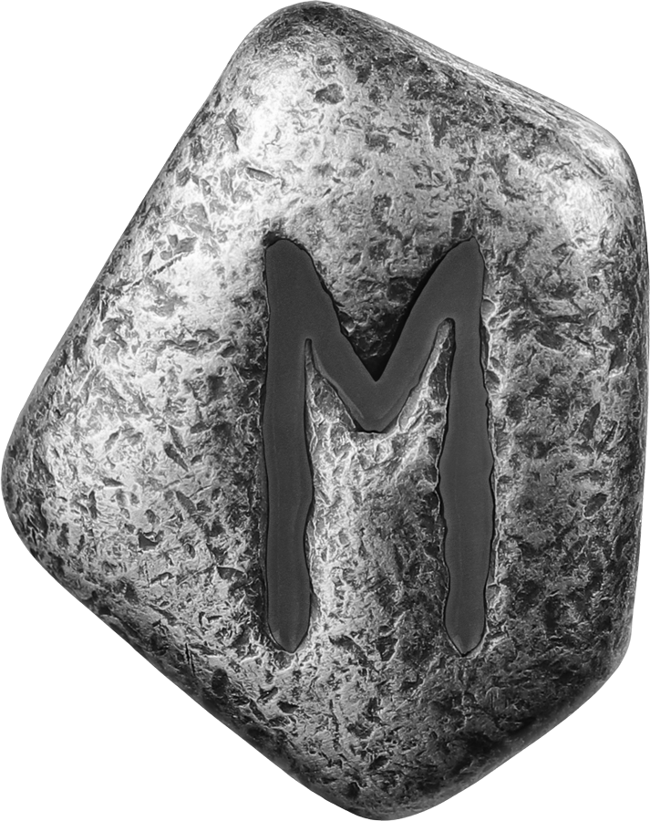 Thumbnail: Ehwaz 1 oz Ag 999.9 Cast Rune Germania Mint-PREORDER