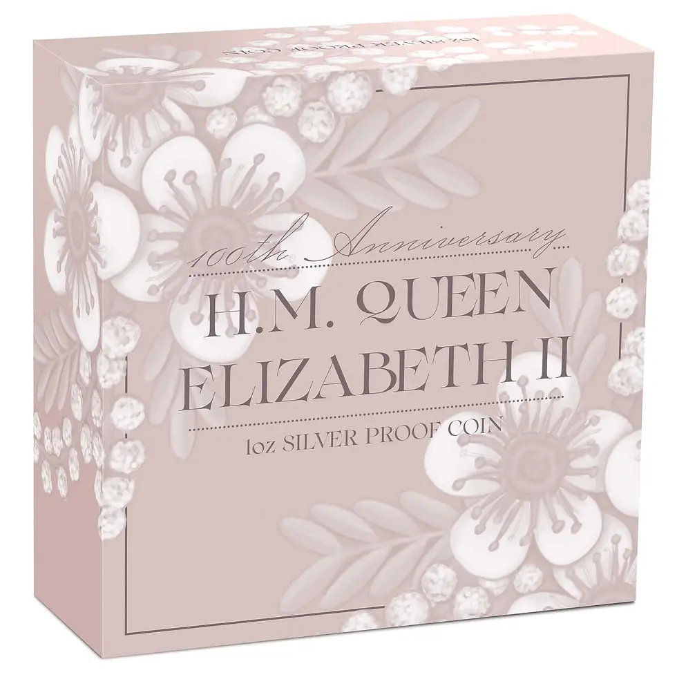 Thumbnail: H.M. Queen Elizabeth II 100th Anniversary 2026 1oz Silver Proof Coin