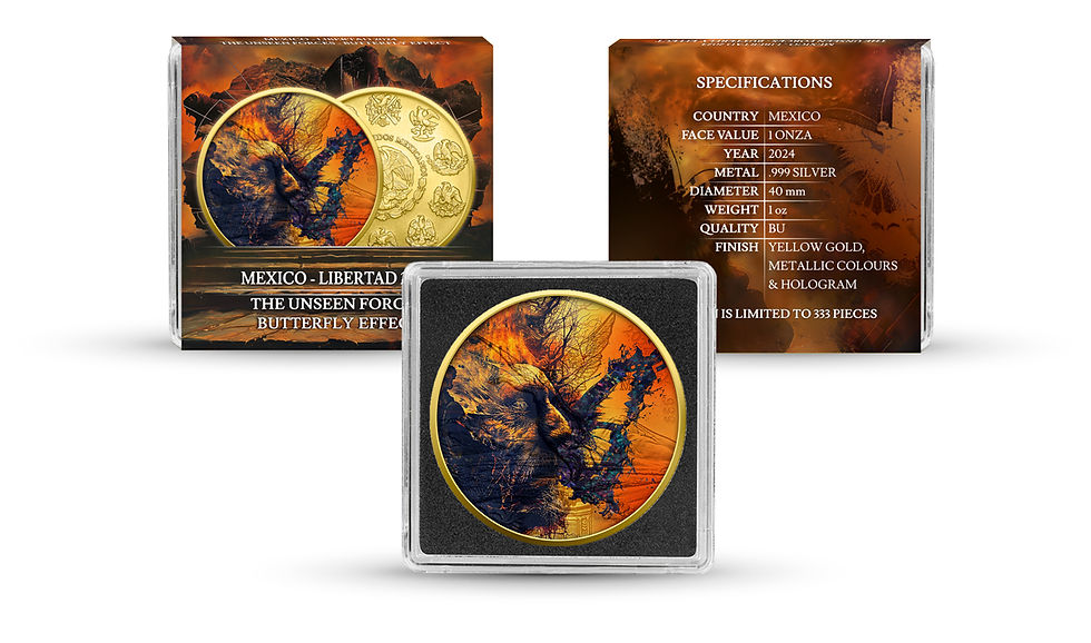Thumbnail: Mexico - Libertad 2024 The Butterfly Effect 1oz .999 Ag