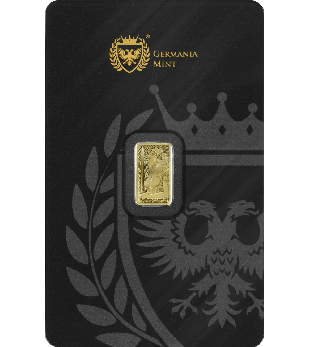 Germania 1/100 oz Fine Gold Proof Bars – Germania Mint
