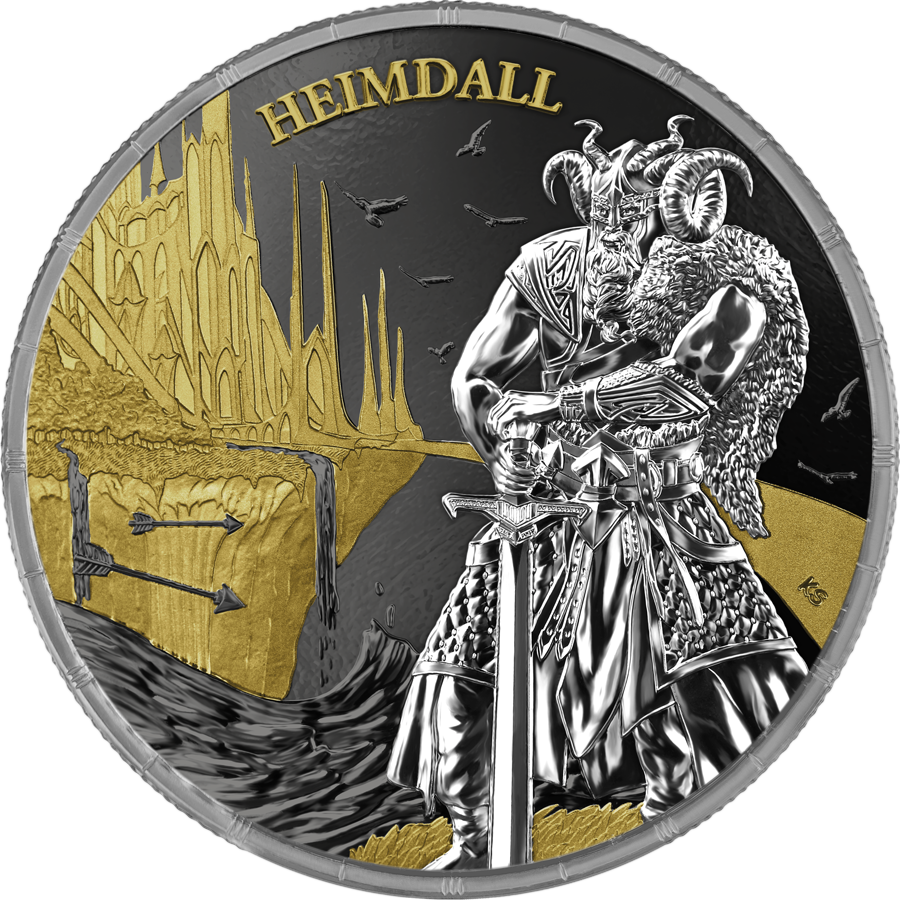 Thumbnail: 2025 Ragnarök: Loki & Heimdall Geminus 2 x 1 oz Silver BU