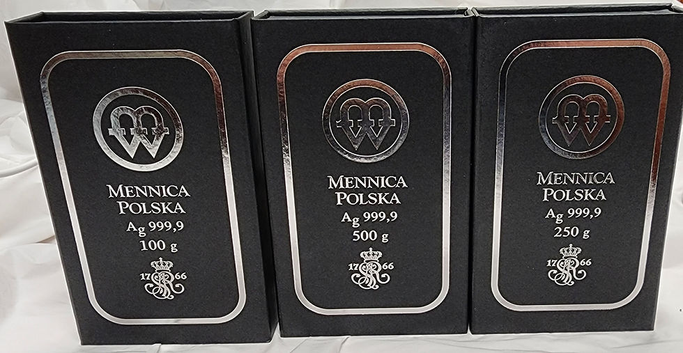 Thumbnail: 250 g Silver Bar Ag 999.9 -Mint of Poland