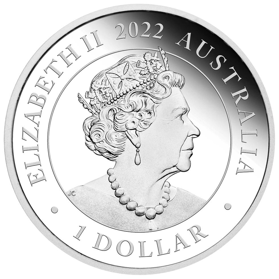 Thumbnail: 2022 Silver Swan Proof 1oz Coin Limited Mintage of only 2500