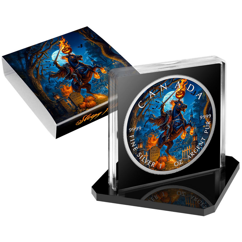 Thumbnail: 2025 Maple Leaf 1 oz silver coin-Sleepy Hollow