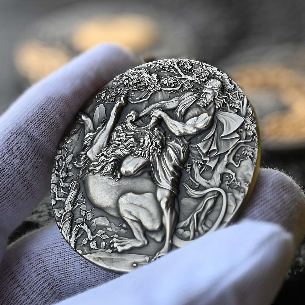 Thumbnail: Niue 2023 - Samson Ag999 2oz T&S Coins